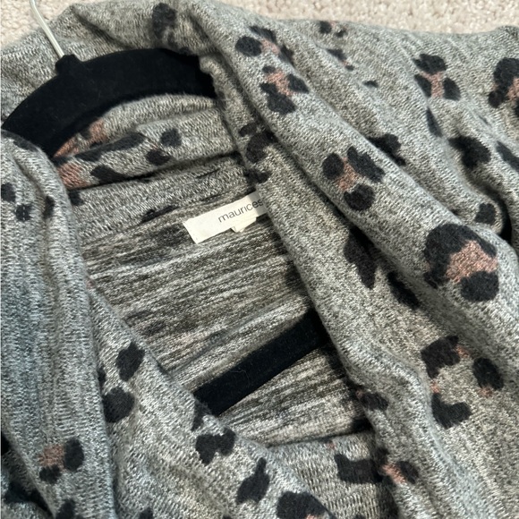 MAURICES ANIMAL PRINT COWL NECK SWEATER pullover 2X - Picture 2 of 2